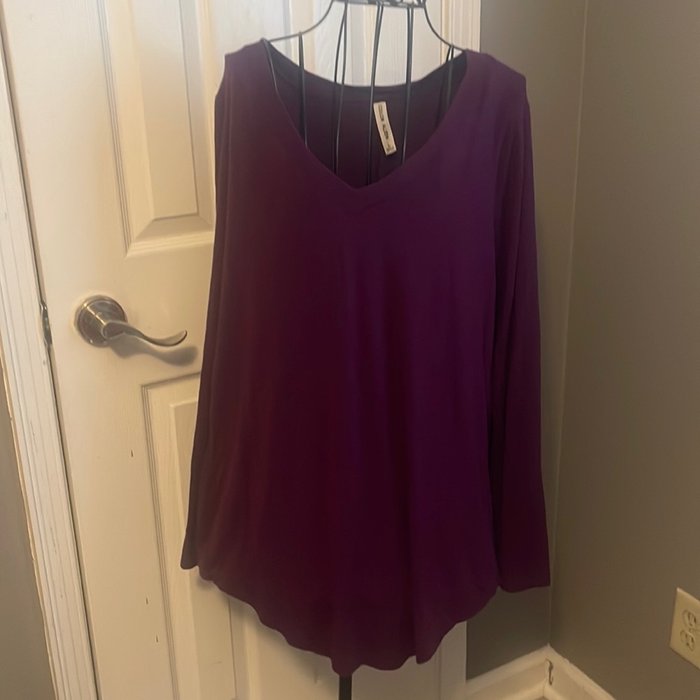 🍭Long Sleeve Purple Basic Top🍭